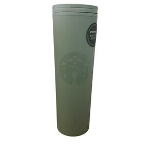 Starbucks 16 Ounce Matte Mint Green Recycled Plastic Hot Tumbler